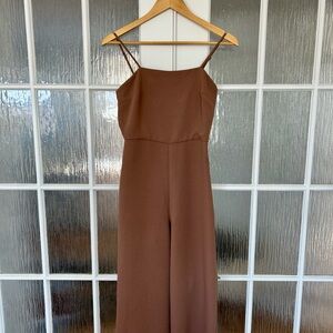 🤎 Babaton Esteban Brown Jumpsuit